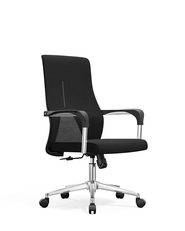 办公椅 J165B (黑胶）